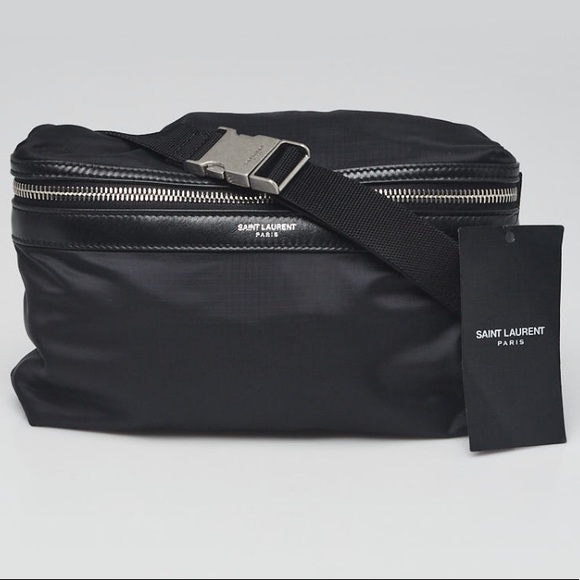 YSL Saint Laurent Foldable Nylon Backpack - Picture 12 of 14